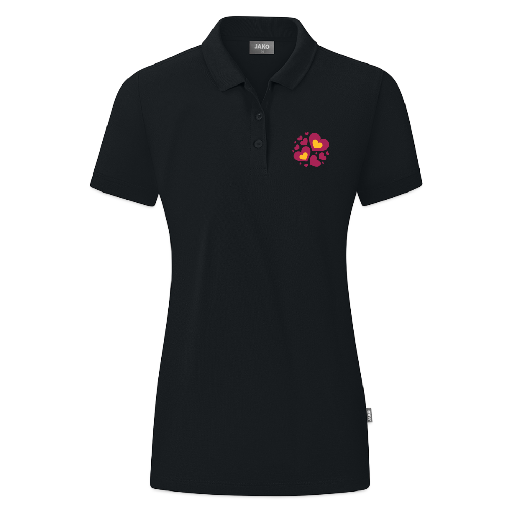 JAKO Vrouwen polo Organic - zwart