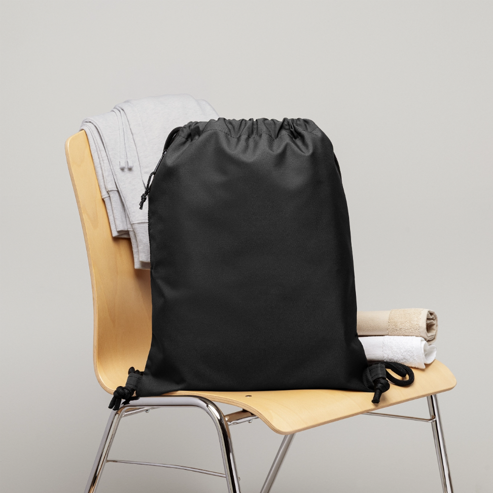 Gymtas van gerecycled materiaal - zwart