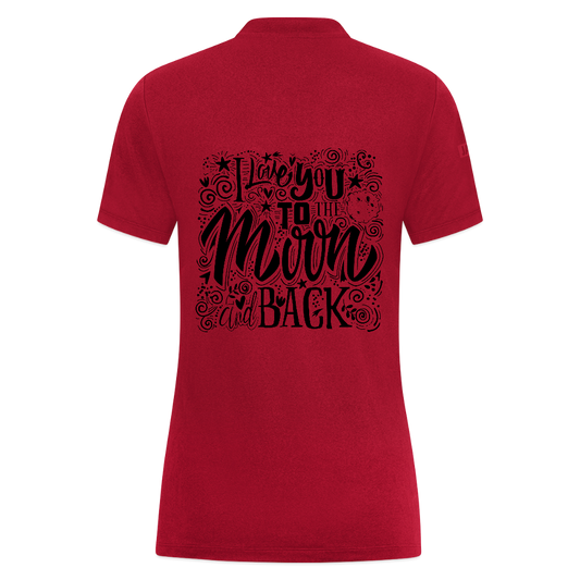 JAKO Vrouwen poloshirt Pro Casual - donkerrood