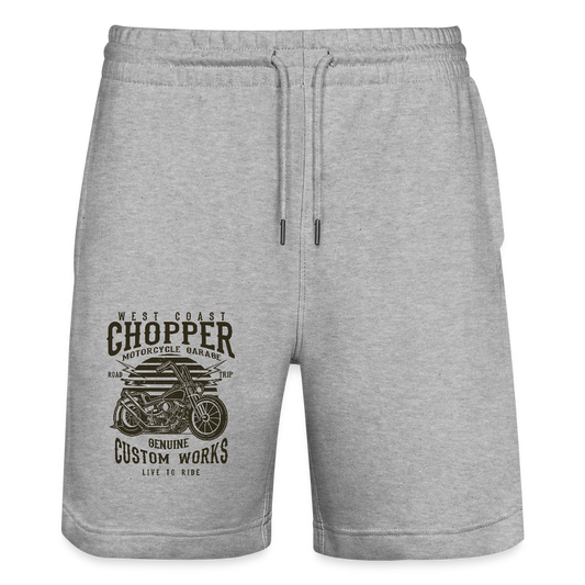 Stanley/Stella uniseks bio-joggingshorts Mover - grijs gemêleerd