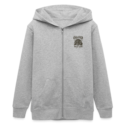 Stanley/Stella Mini Cultivator bio tiener ziphoodie - grijs gemêleerd