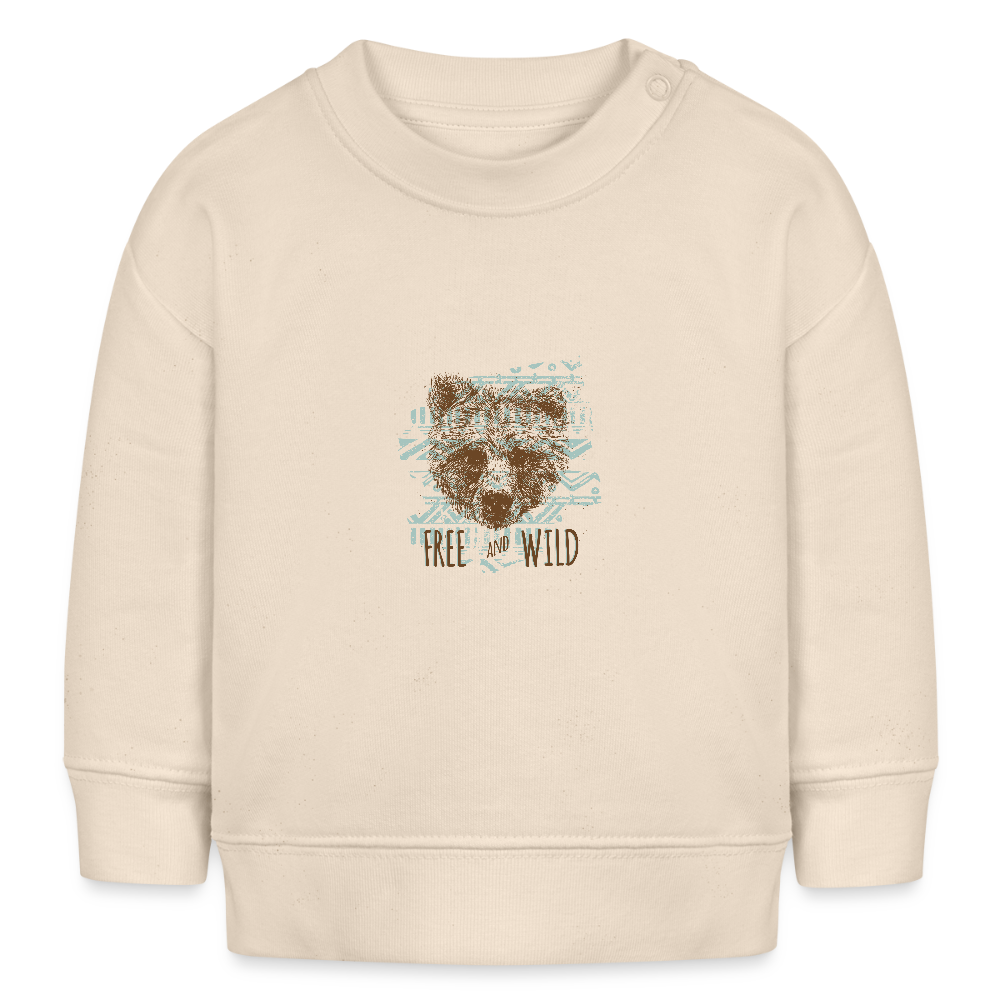 Stanley/Stella bio-sweatshirt BABY CHANGER - witgrijs