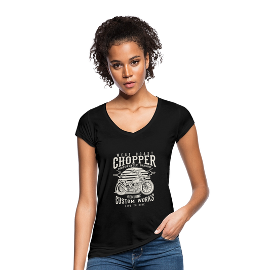 Vrouwen Vintage T-shirt - zwart