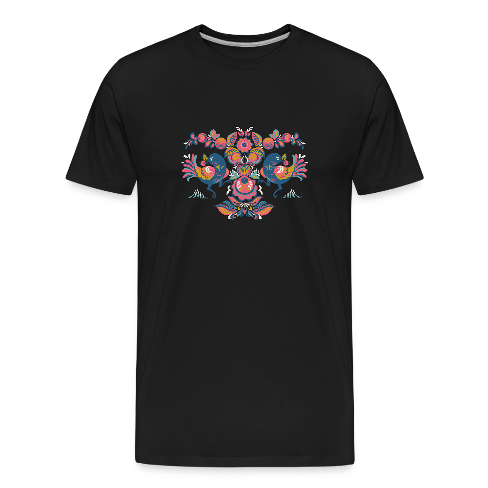 Mannen premium biologisch T-shirt - zwart