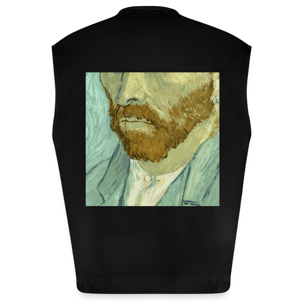 Heavyweight oversized organic tanktop made in EU Unisex - SOLID BLACK