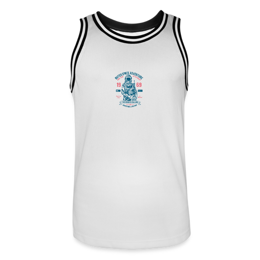 Mannen basketbal shirt - wit/zwart
