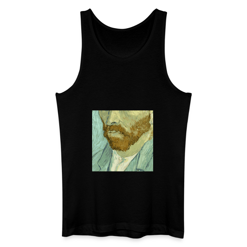 Mannen bio tanktop - zwart