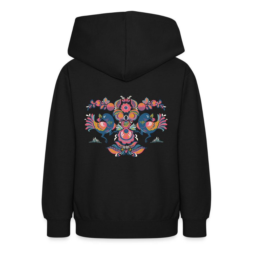 Teenager hoodie - zwart