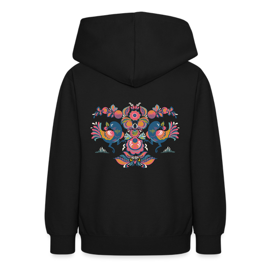 Teenager hoodie - zwart