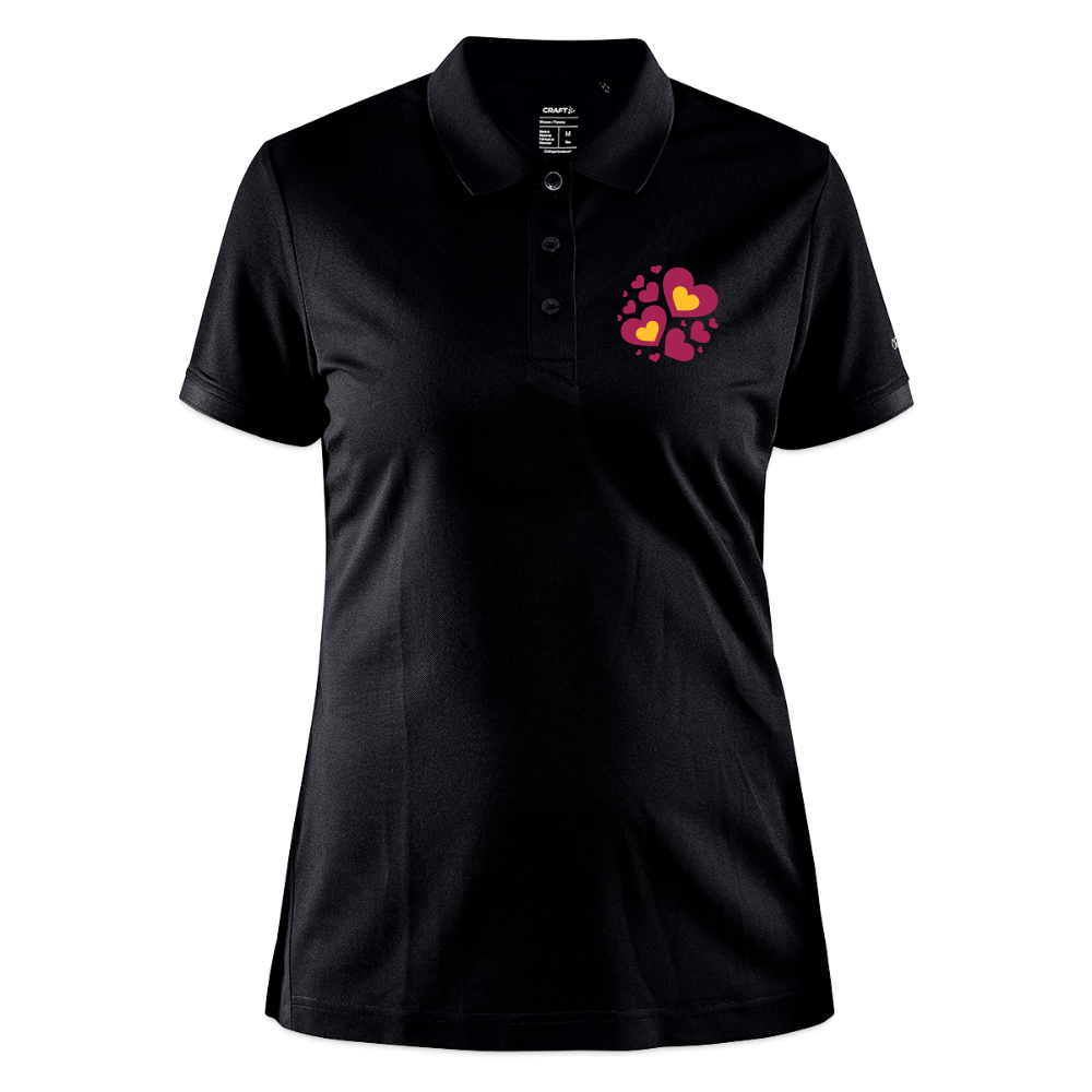 CRAFT Core Unify damespolo - zwart