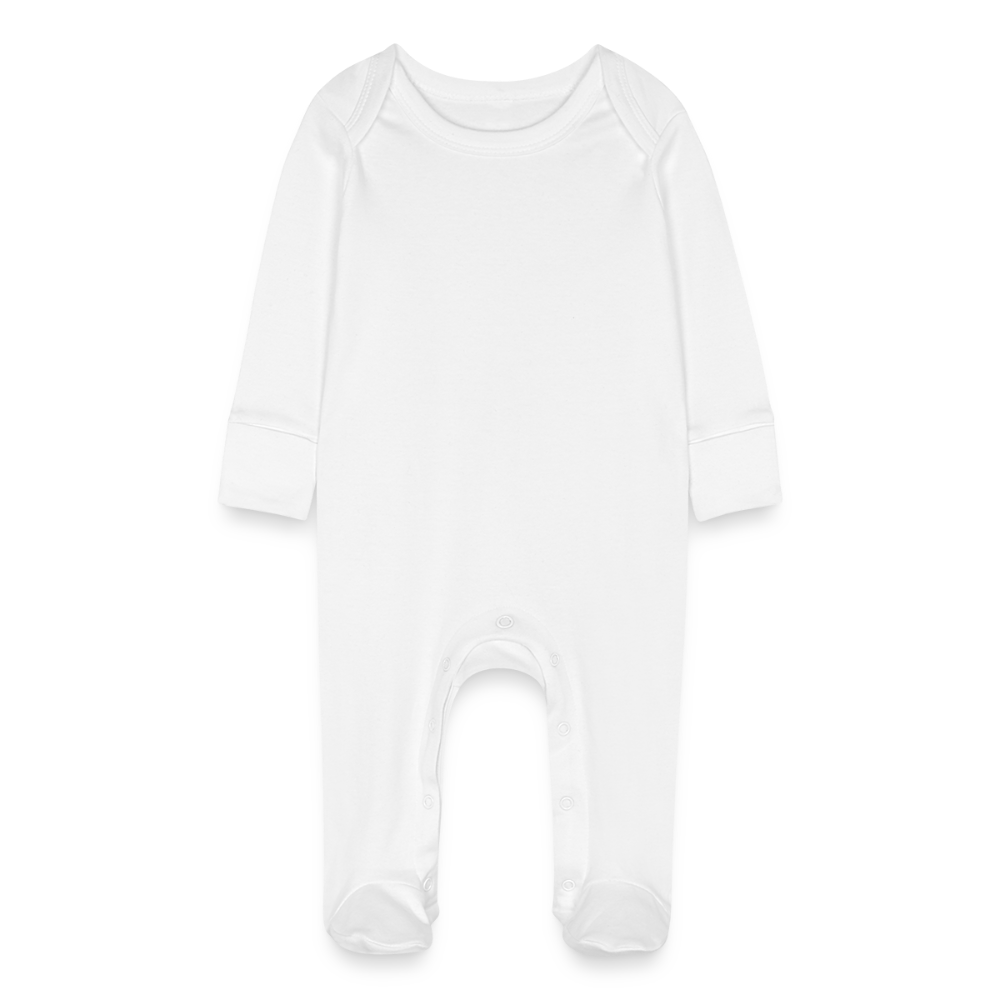 Baby bio pyjama met krabwantjes - wit