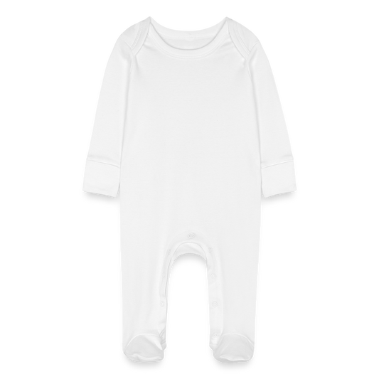 Baby bio pyjama met krabwantjes - wit