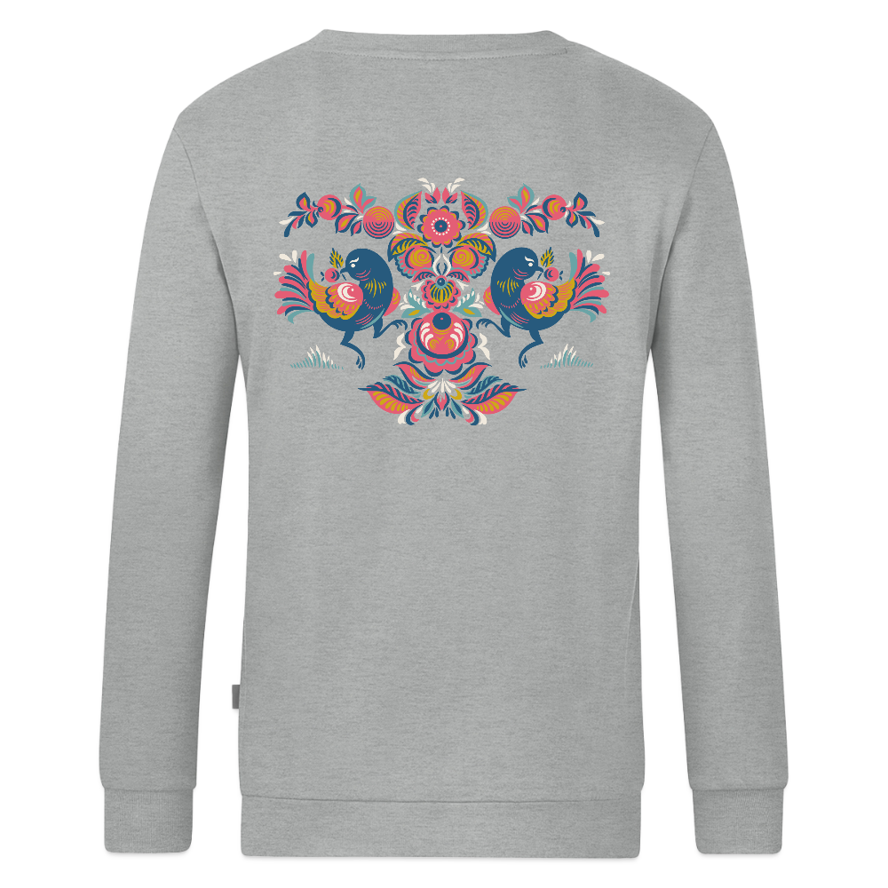 JAKO Sweatshirt Organic - grijs gemêleerd