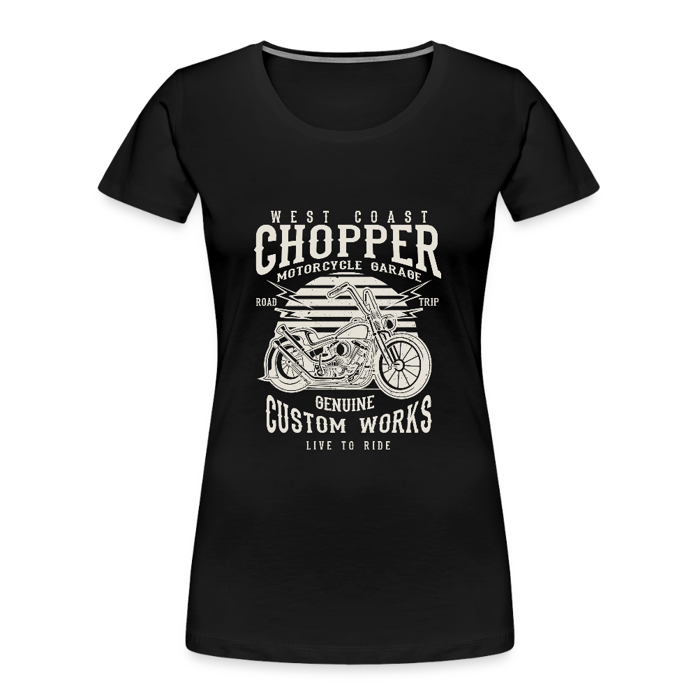 Vrouwen premium bio T-shirt - zwart