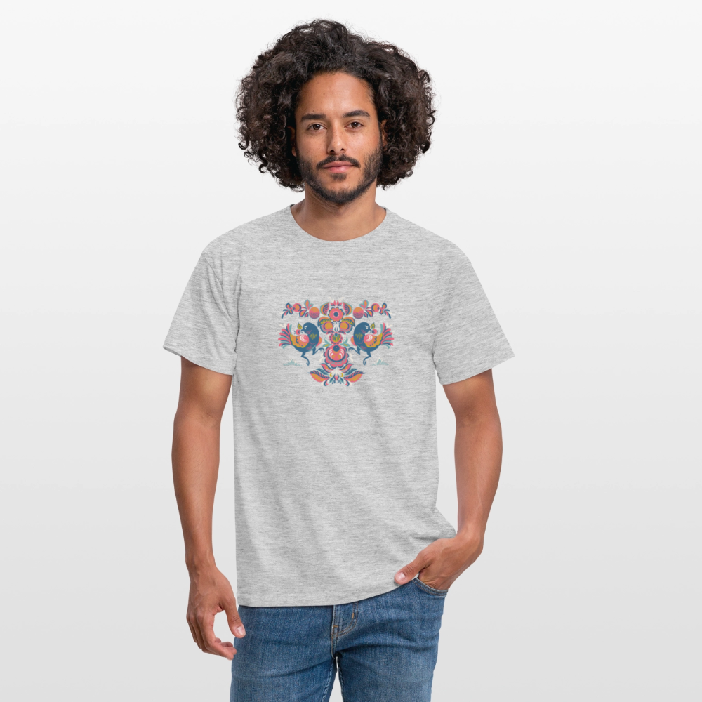 Mannen T-shirt - grijs gemêleerd