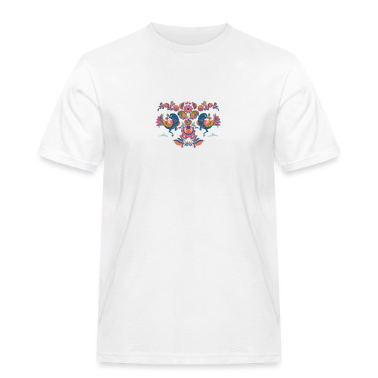 Mannen Workwear T-shirt - wit