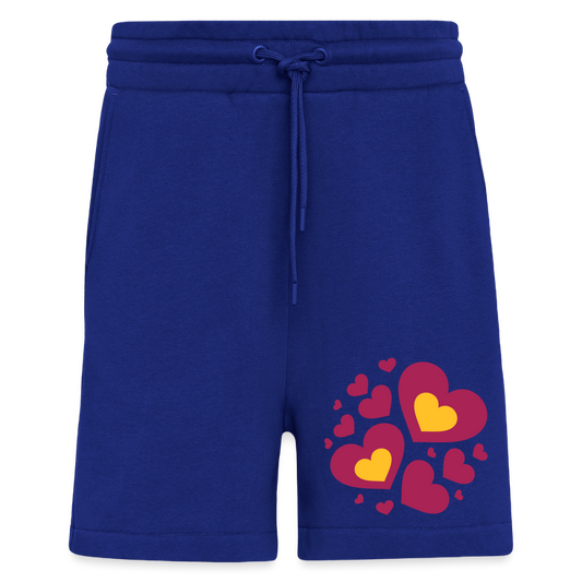 Organic relaxed shorts made in EU - Iconic Blue