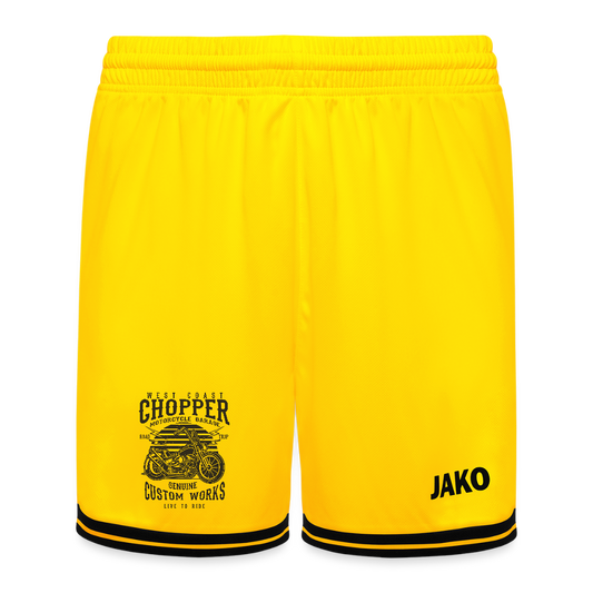 JAKO Kinderbasketbalshort Center 2.0 - geel/zwart