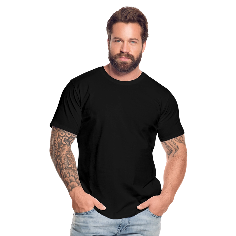 Mannen premium biologisch T-shirt - zwart