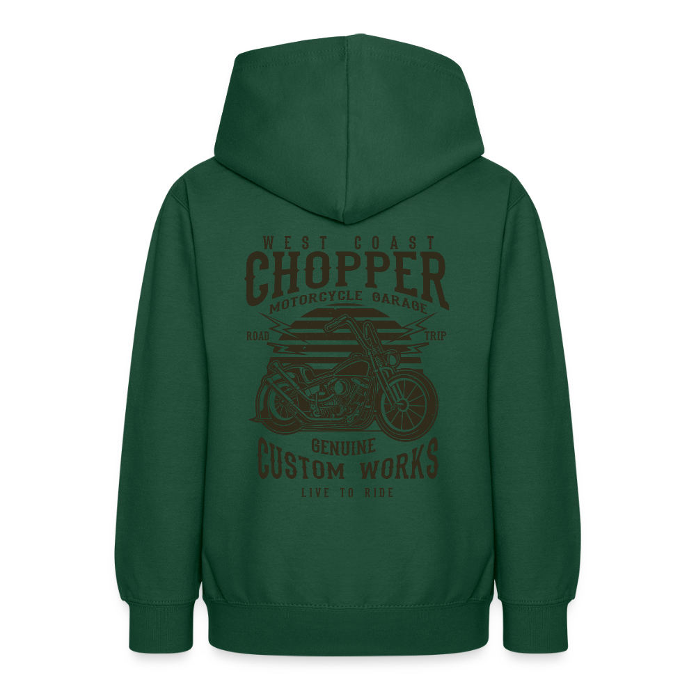 Teenager hoodie - flesgroen