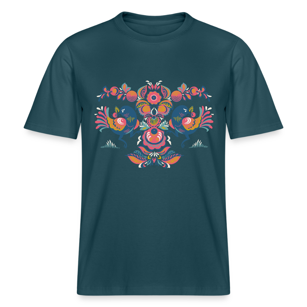 Stanley/Stella Relaxed fit uniseks bio-T-shirt Sparker - donker petrol