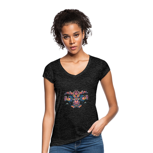 Vrouwen Vintage T-shirt - houtskool