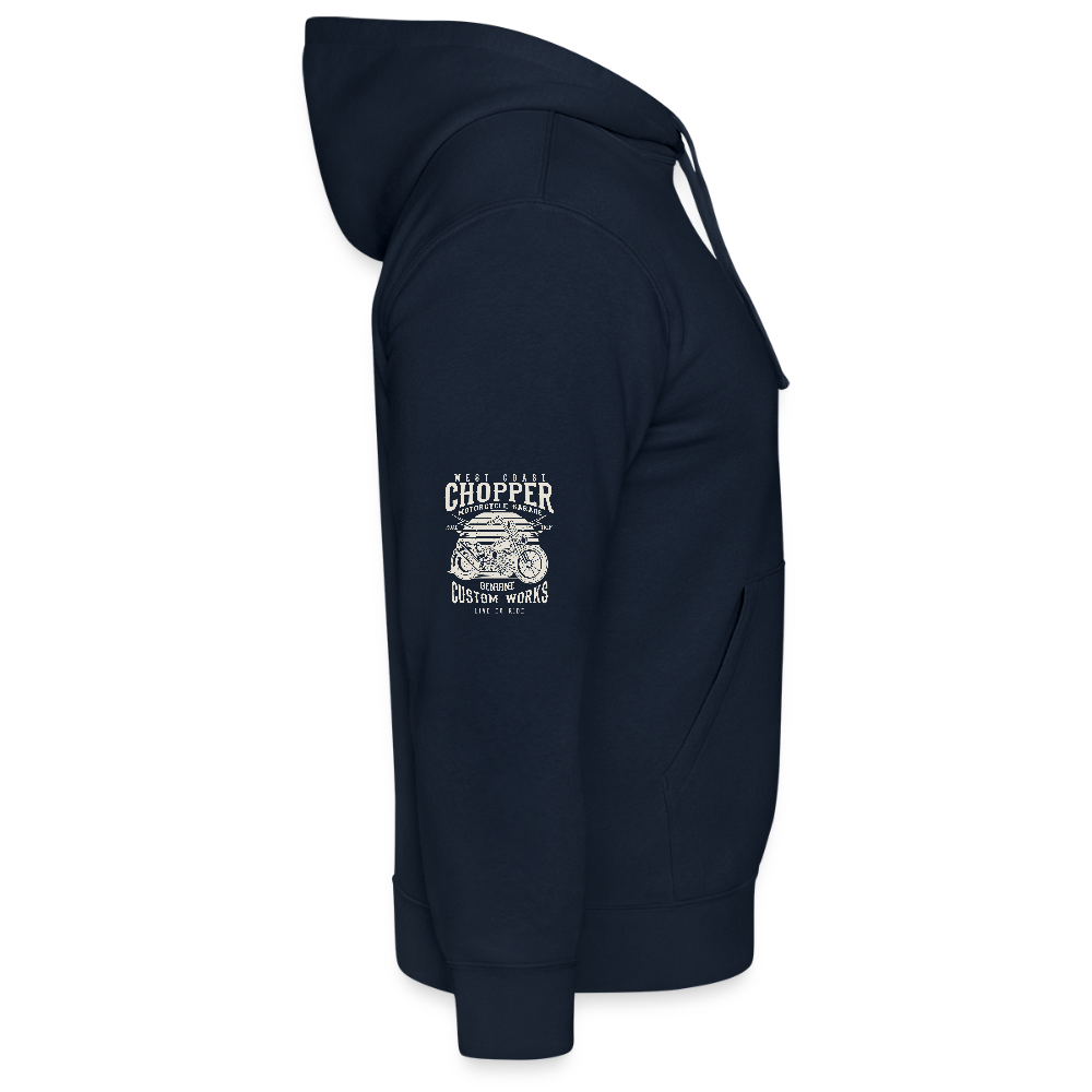Mannenhoodie van Russell - navy