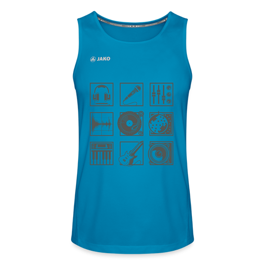 JAKO Mannen tanktop Run 2.0 - saffierblauw