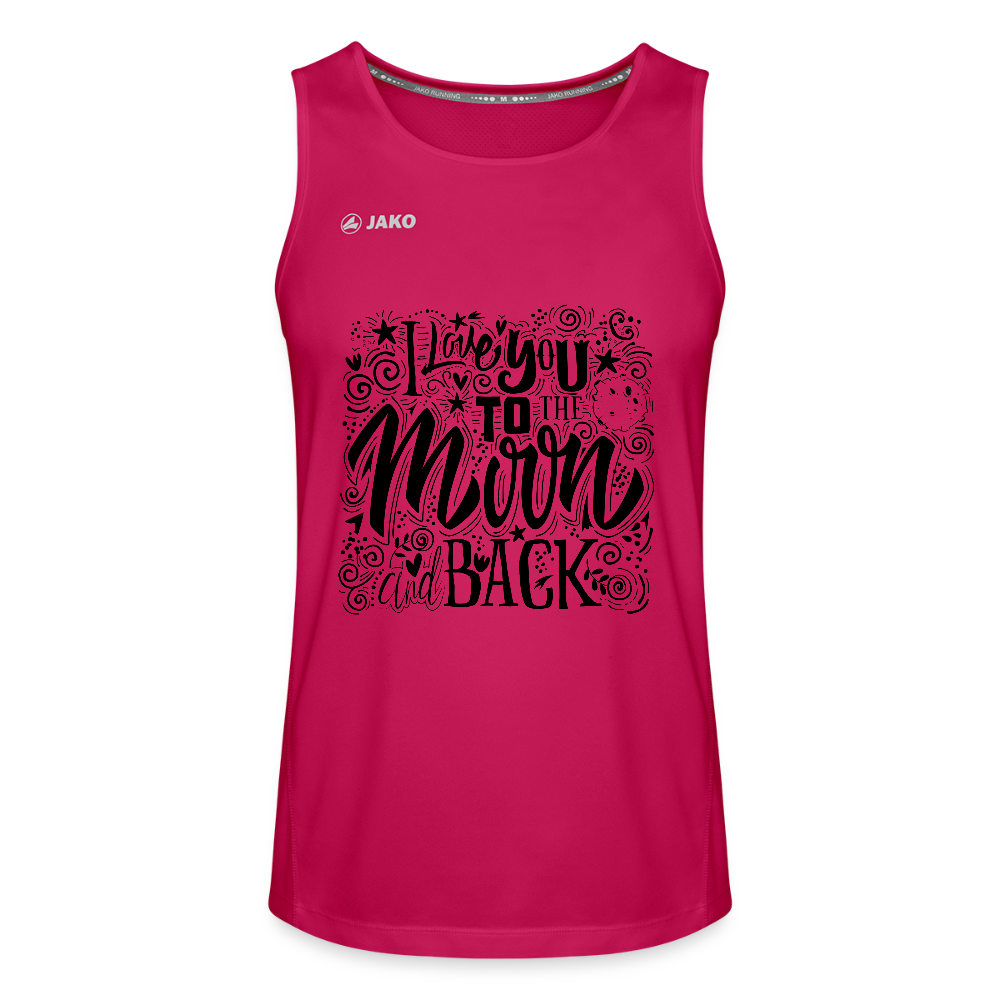 JAKO Mannen tanktop Run 2.0 - donker roze