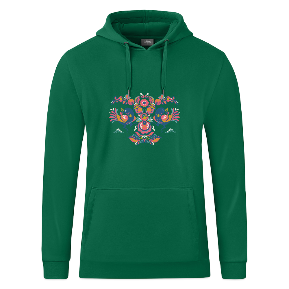 JAKO Hoodie Organic - kelly groen