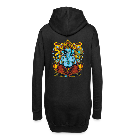 Hoodiejurk - zwart