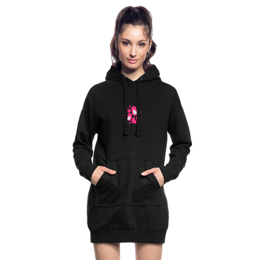 Hoodiejurk - zwart