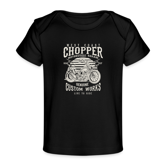 Baby bio-T-shirt - zwart