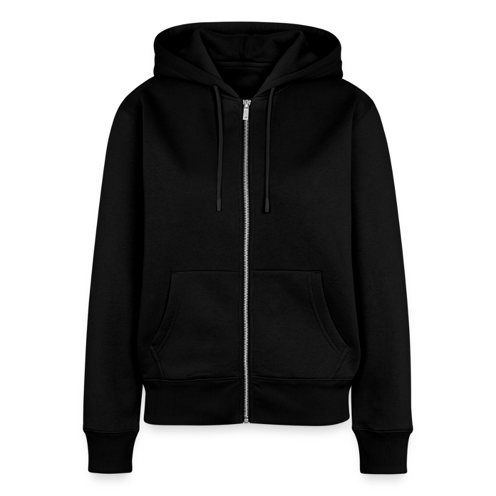 Vrouwenjack met capuchon Premium - zwart