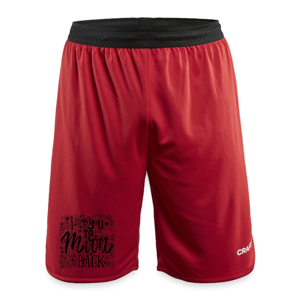 CRAFT Progress kinder-basketbalshorts - donkerrood