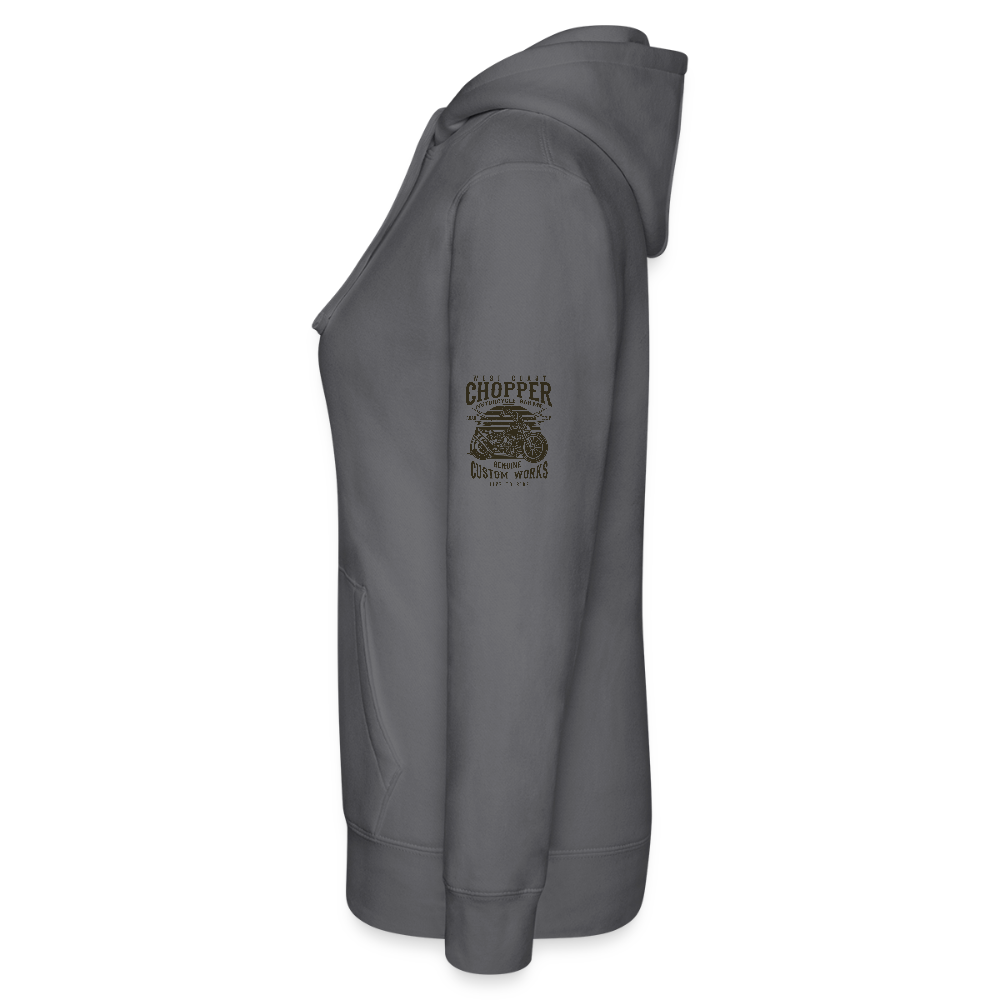 Vrouwenhoodie van Russell - grijs