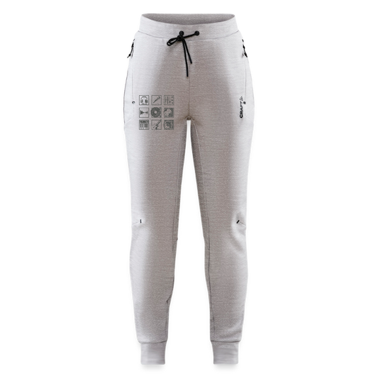 CRAFT ADV Unify vrouwen vrijetijdsbroek - grijs gemêleerd
