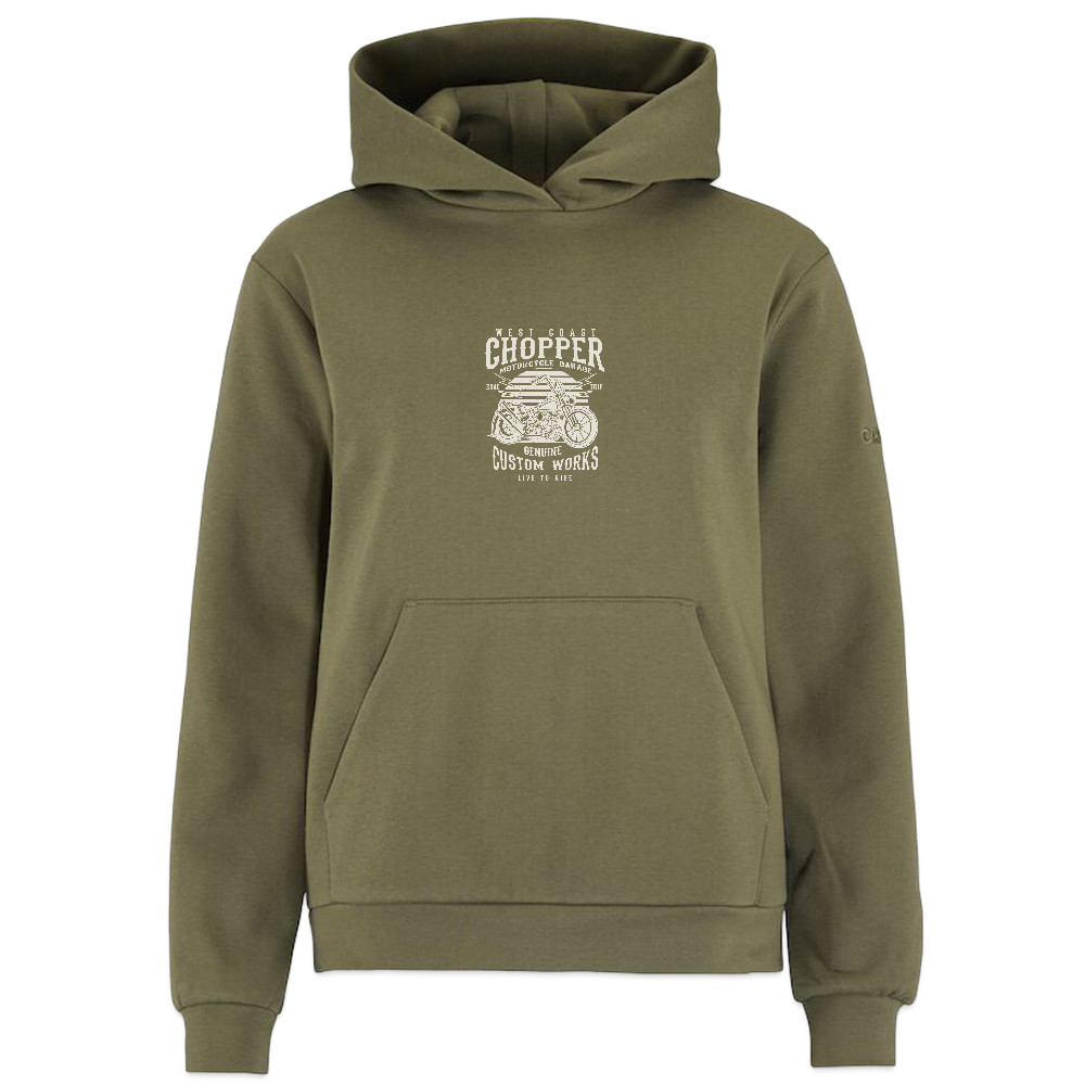 CRAFT Community 2.0 vrouwen hoodie - mosgroen