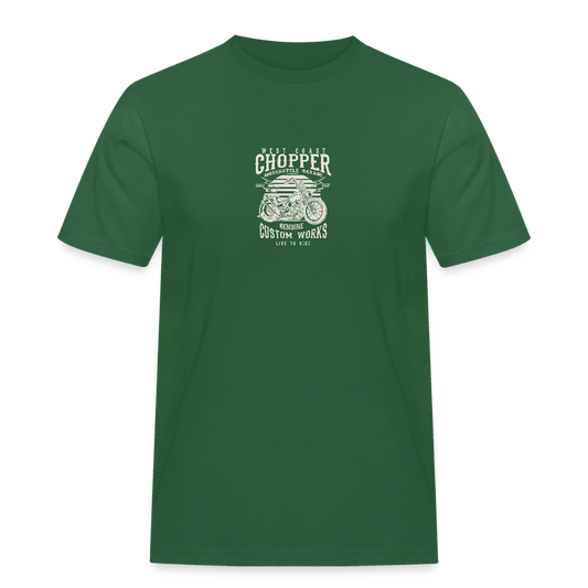 Mannen Workwear T-shirt - bottlegreen