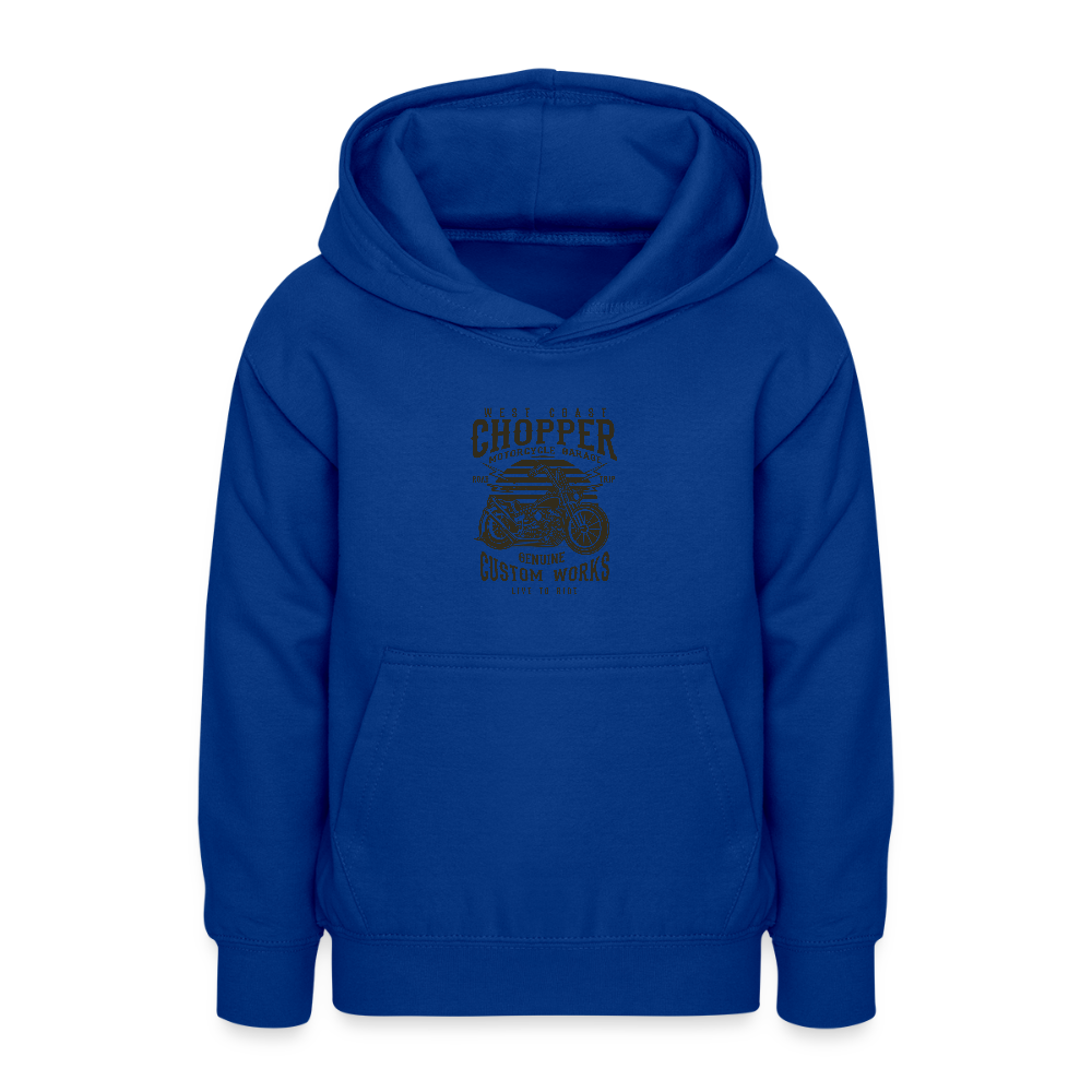Teenager hoodie - koningsblauw