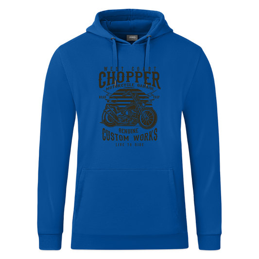 JAKO Hoodie Organic - blauw