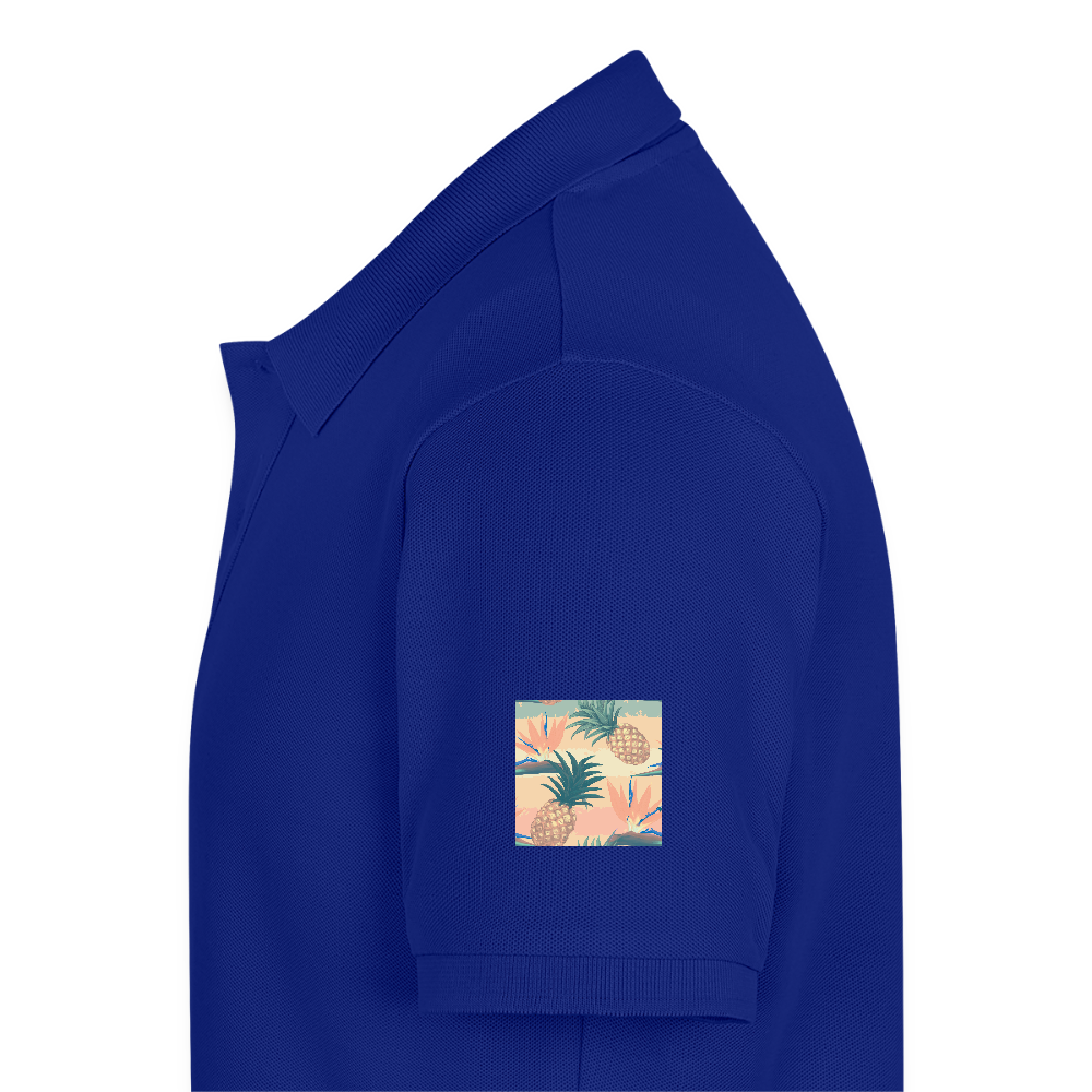 Mannen Premium Bio Poloshirt - koningsblauw