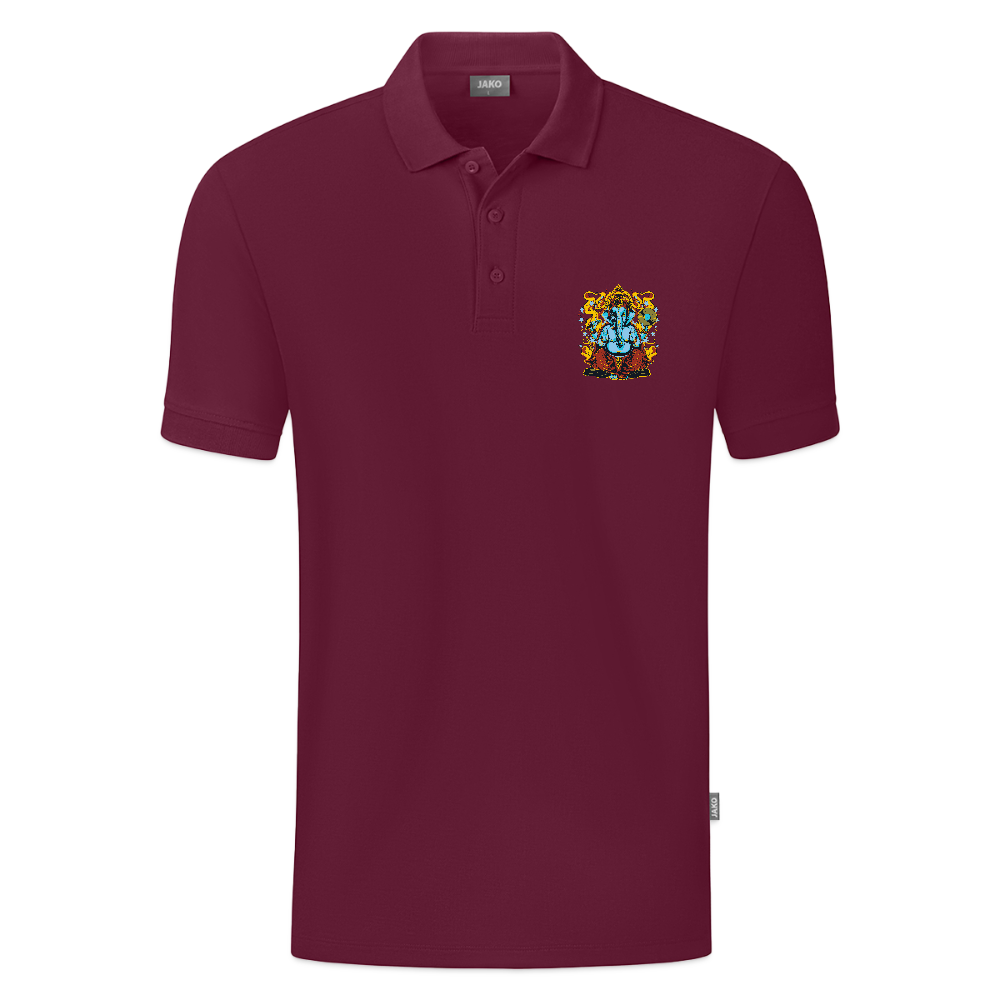 JAKO Teenager polo Organic - wijnrood