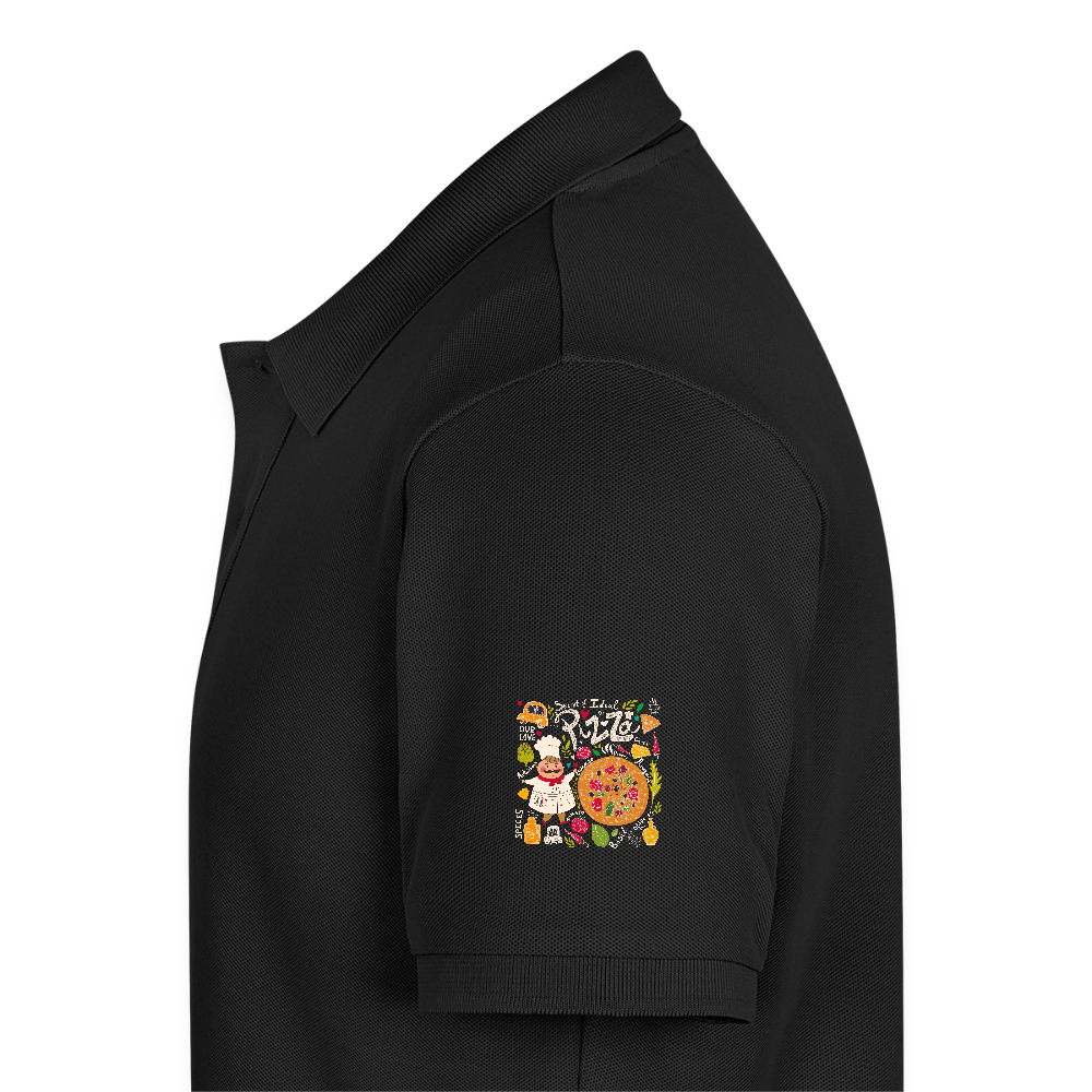 Mannen Premium Bio Poloshirt - zwart