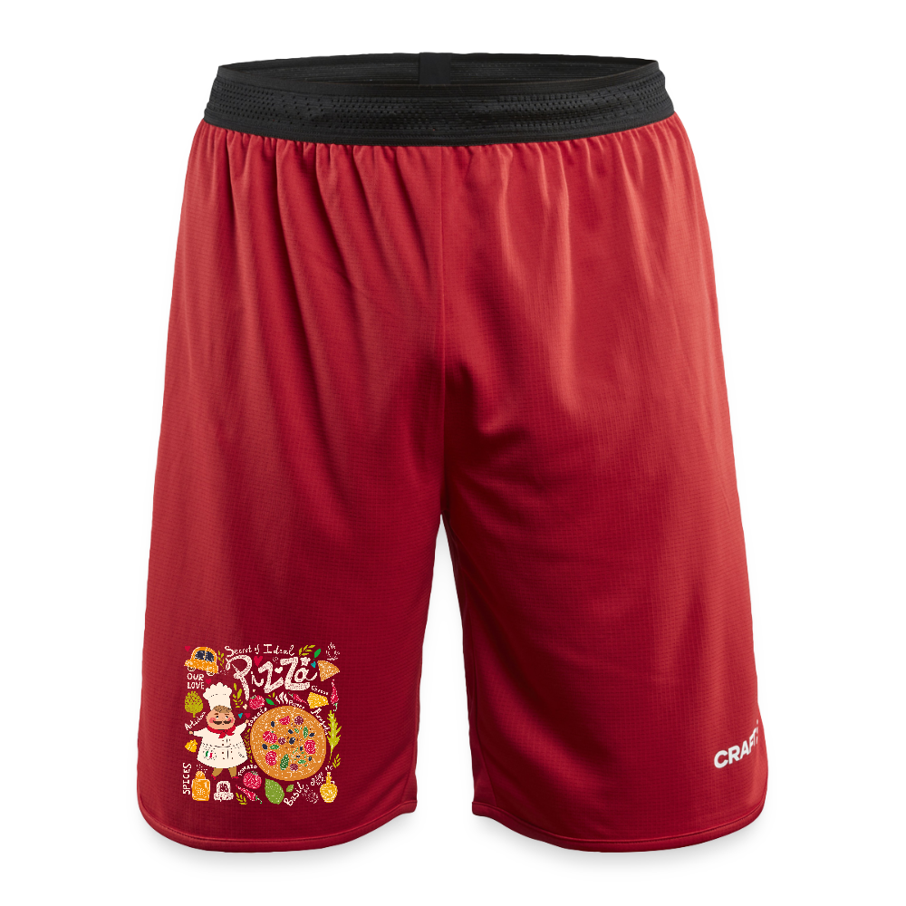 CRAFT Progress kinder-basketbalshorts - donkerrood