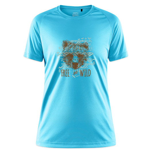 CRAFT Core Unify vrouwen training-T-shirt - hawaïblauw