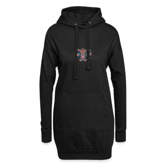 Hoodiejurk - zwart
