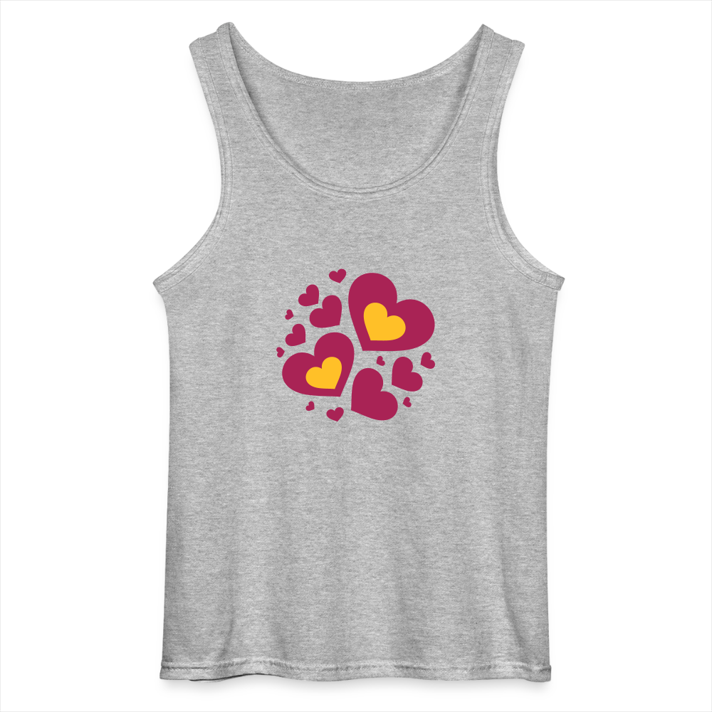 Gildan mannen tanktop - grijs gemêleerd