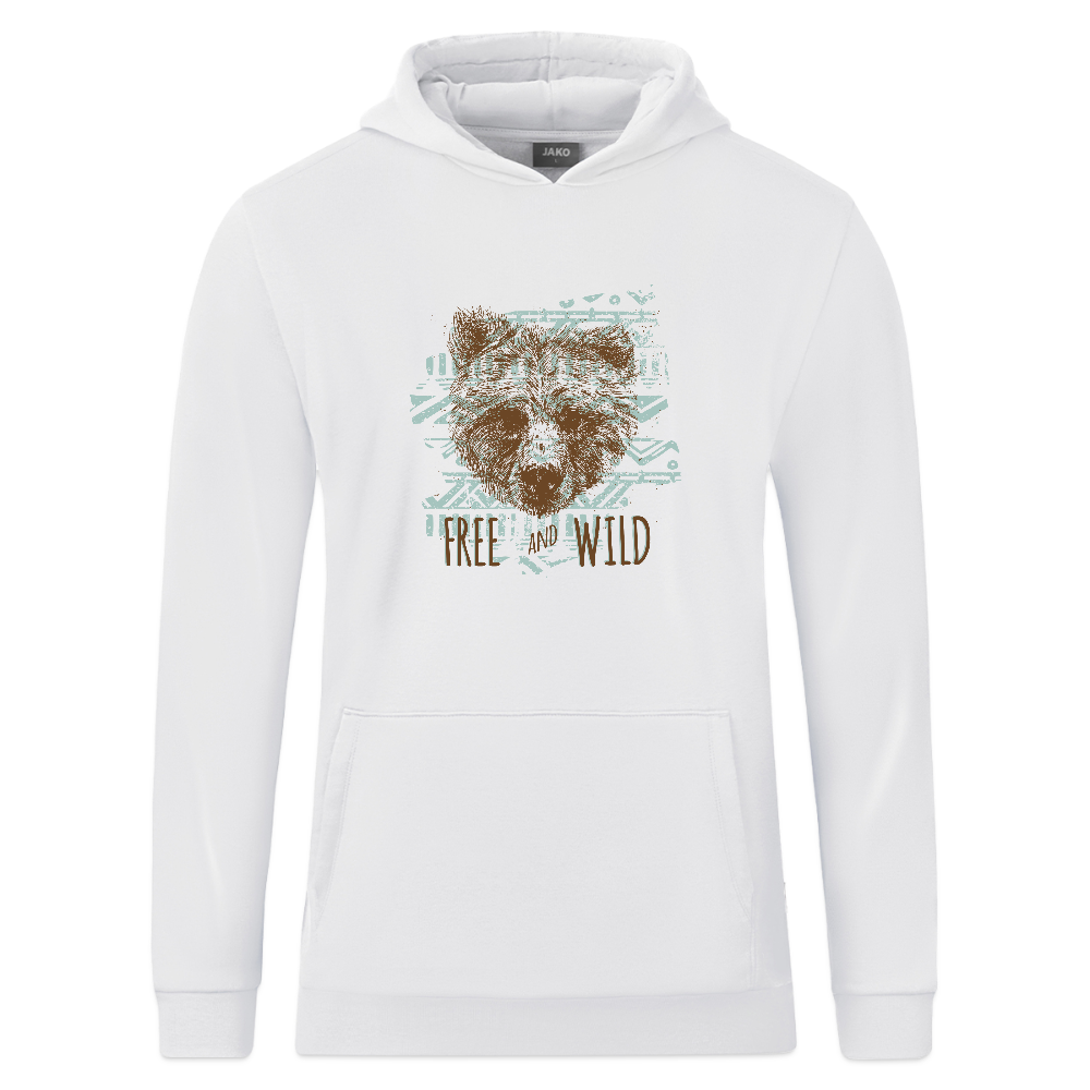 JAKO Kinderhoodie Organic - wit