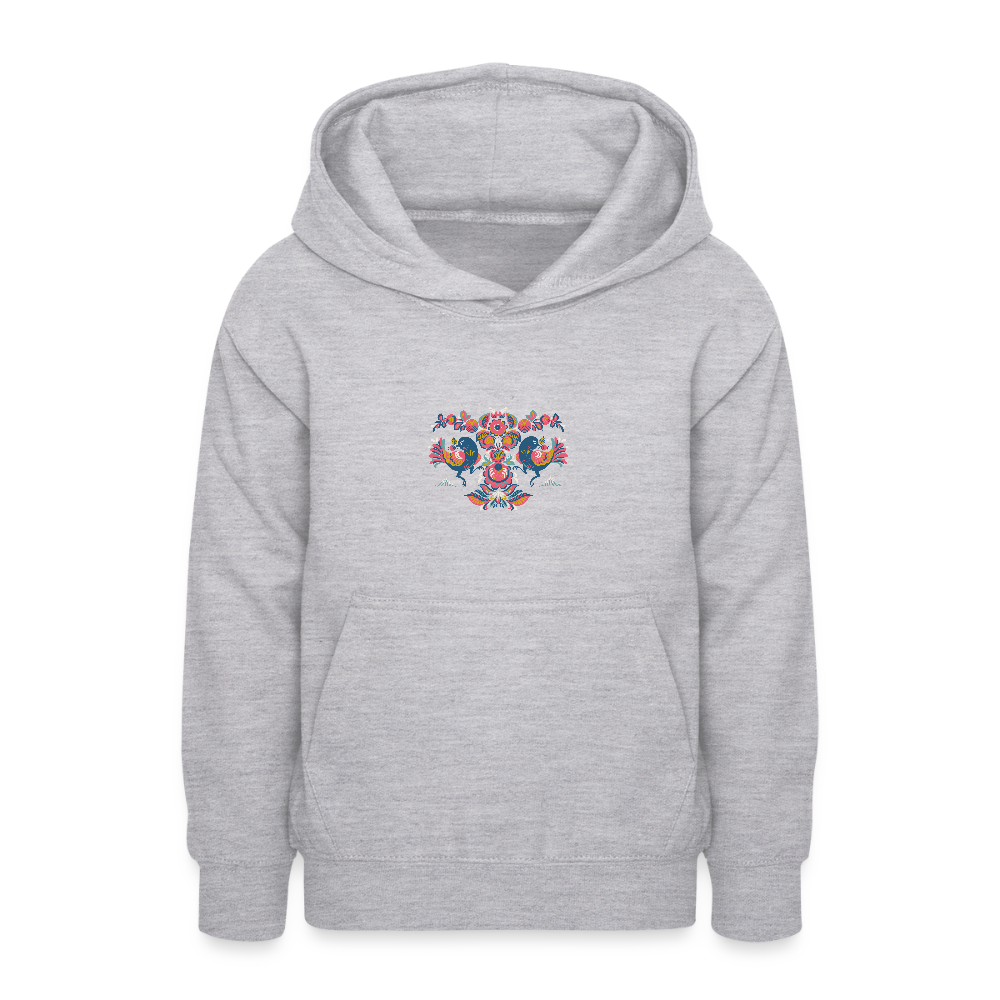 Teenager hoodie - lichtgrijs gemêleerd